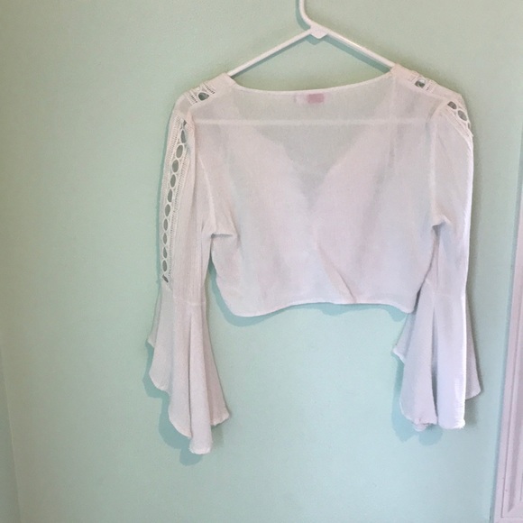 Henrigirl Crop top Bell sleeves - Picture 4 of 8